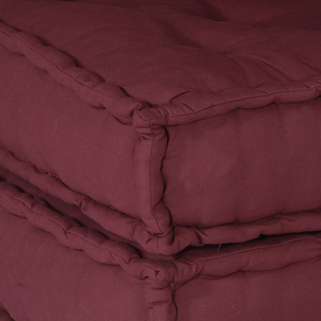 Modulinė sofa, kaštoninės spalvos, 70x70x54 cm, audinys