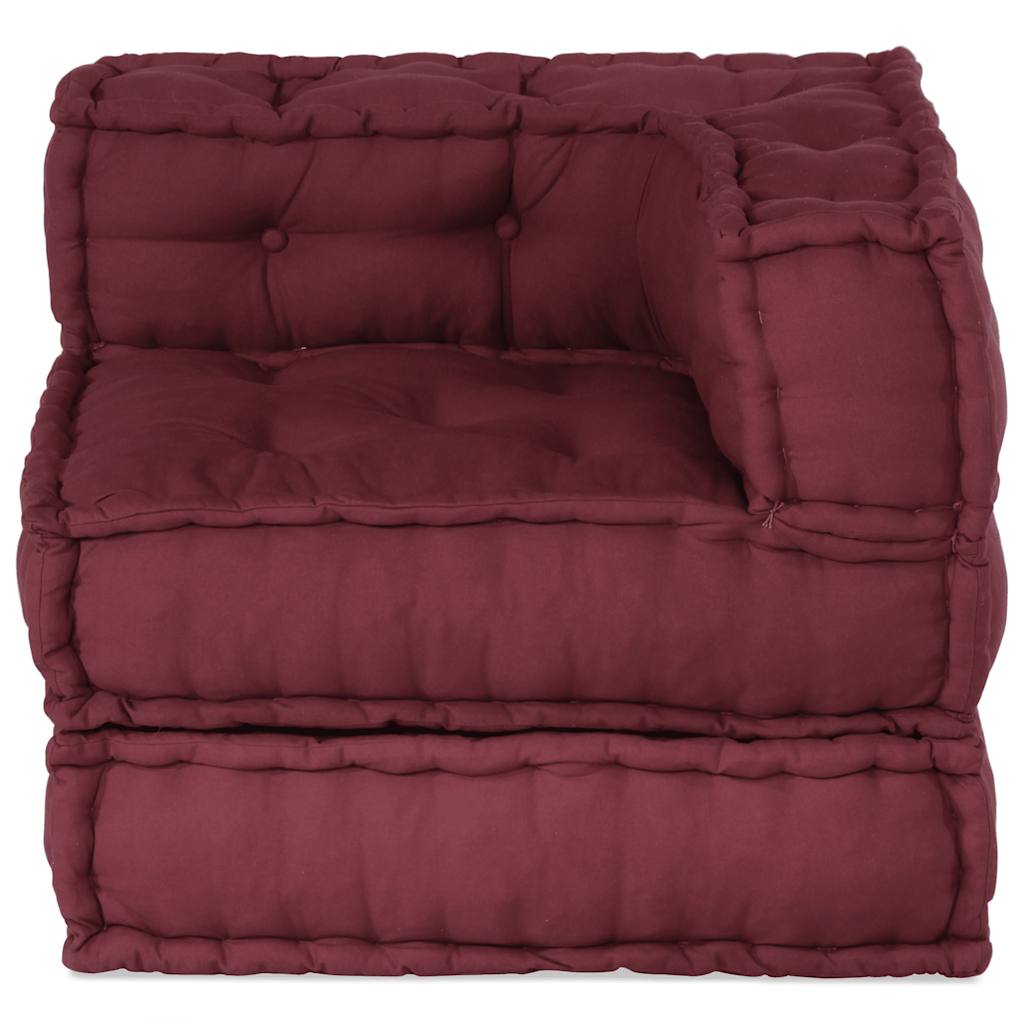Modulinė sofa, kaštoninės spalvos, 70x70x54 cm, audinys