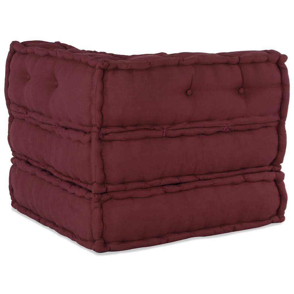 Modulinė sofa, kaštoninės spalvos, 70x70x54 cm, audinys