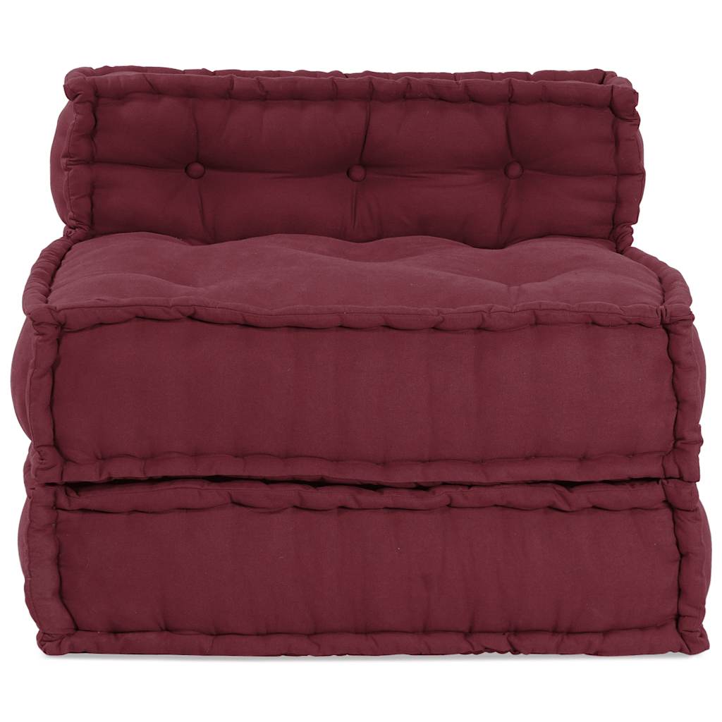 Modular Puffe Maroon 70x70x54 audinys