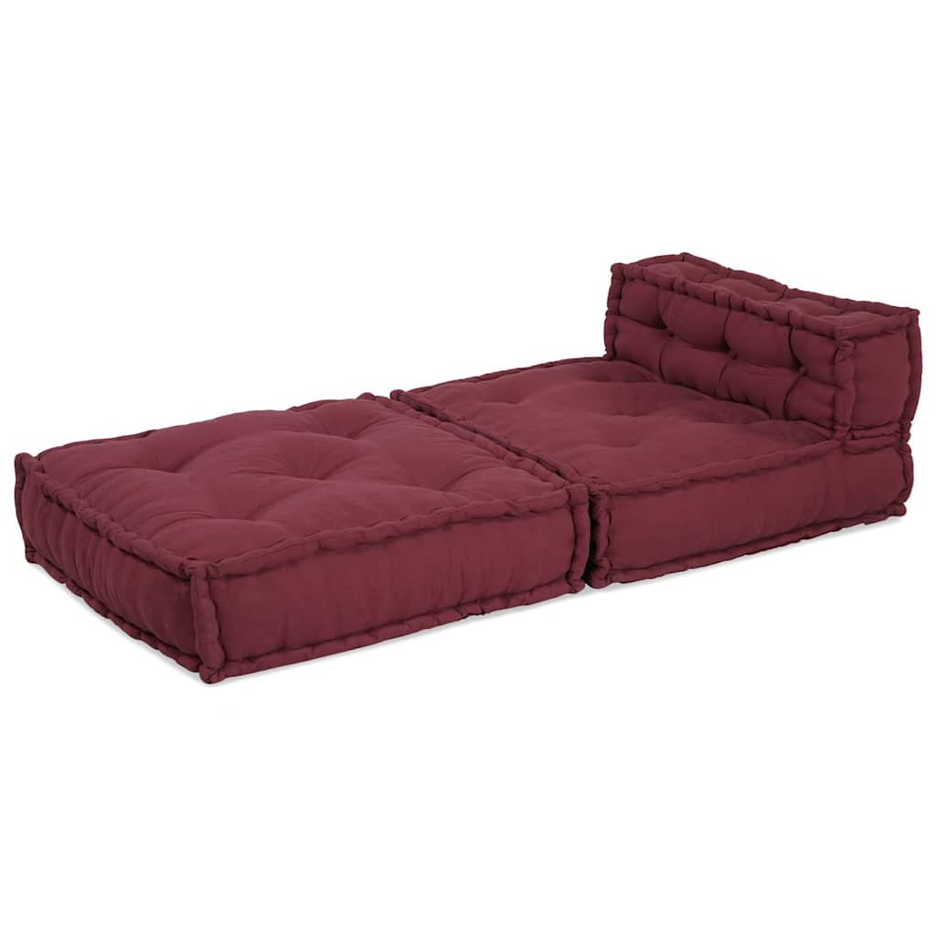 Modular Puffe Maroon 70x70x54 audinys