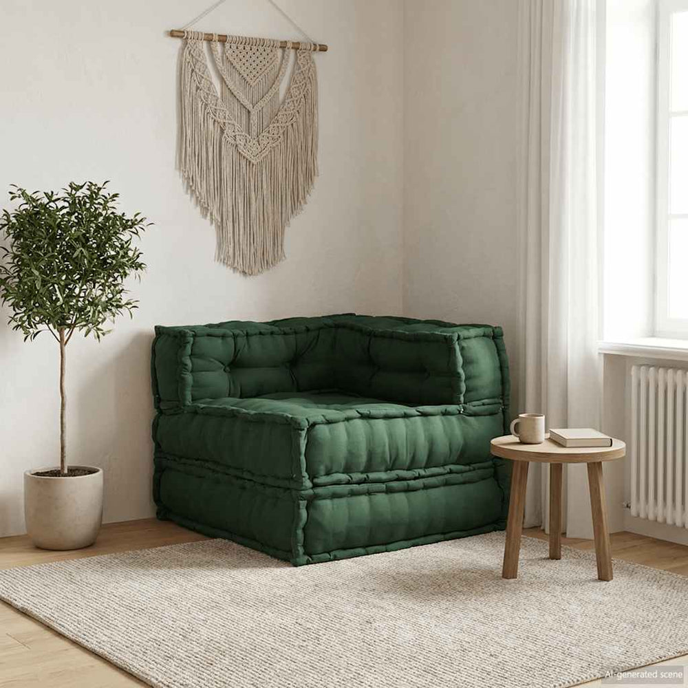 Modulinė sofa, žalia, 70x70x54 cm, audinys