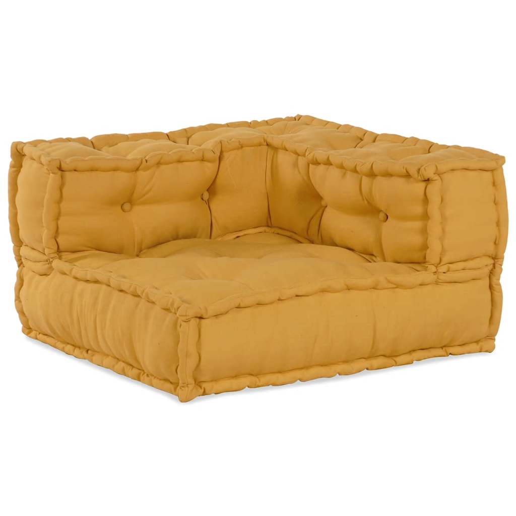 Modulinė sofa, geltona, 70x70x54 cm, audinys