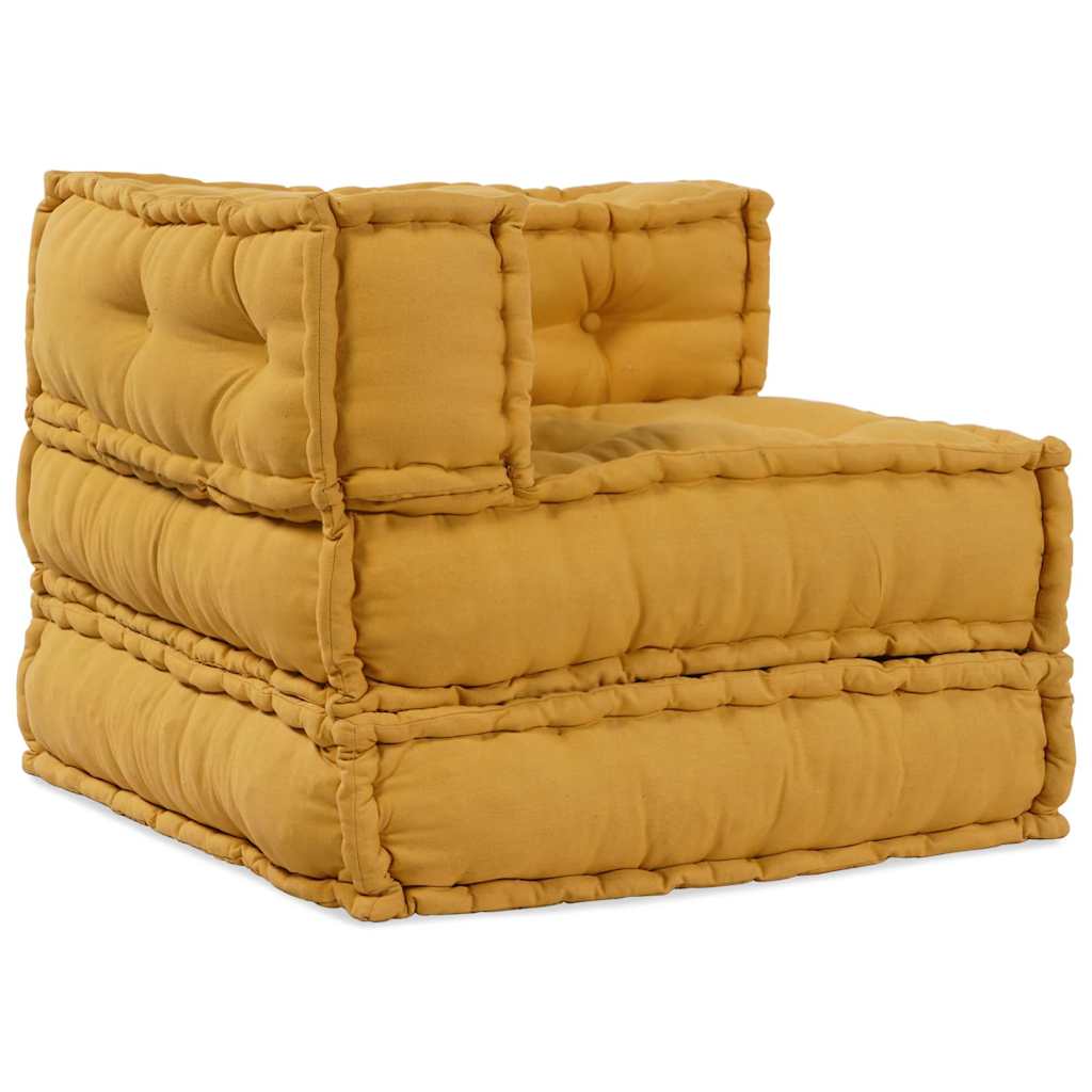 Modulinė sofa, geltona, 70x70x54 cm, audinys