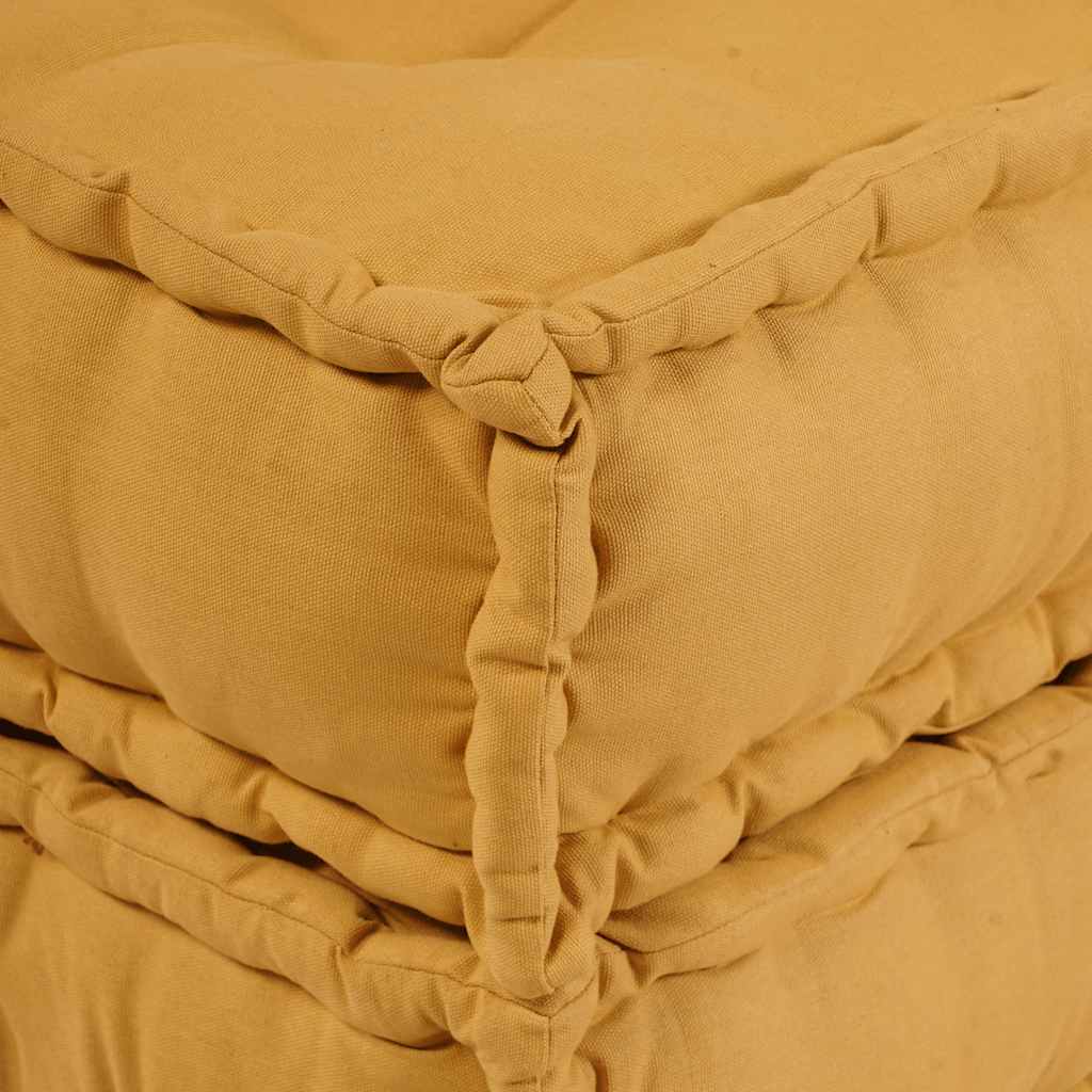 Modulinė sofa, geltona, 70x70x54 cm, audinys