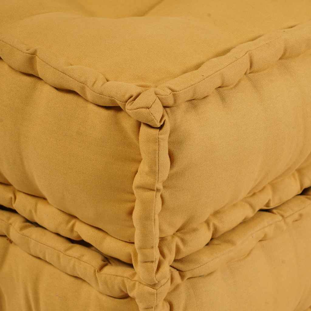 Modulinė sofa, geltona, 70x70x54 cm, audinys