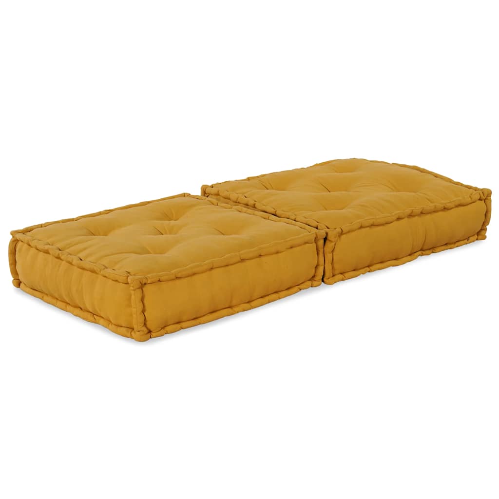Modulinė sofa, geltona, 70x70x36, audinys