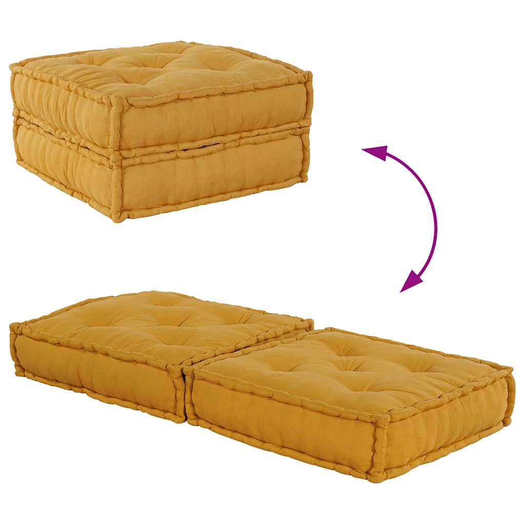 Modulinė sofa, geltona, 70x70x36, audinys