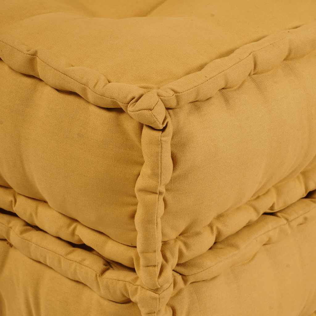 Modulinė sofa, geltona, 70x70x36, audinys