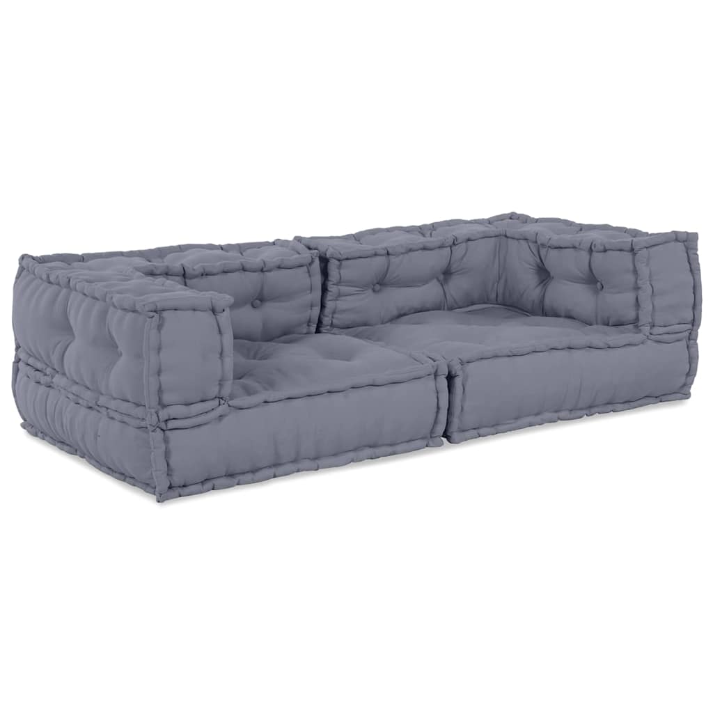 Modulinė sofa 3 pcs Pilka 140 x 70 x 36 cm Audinys