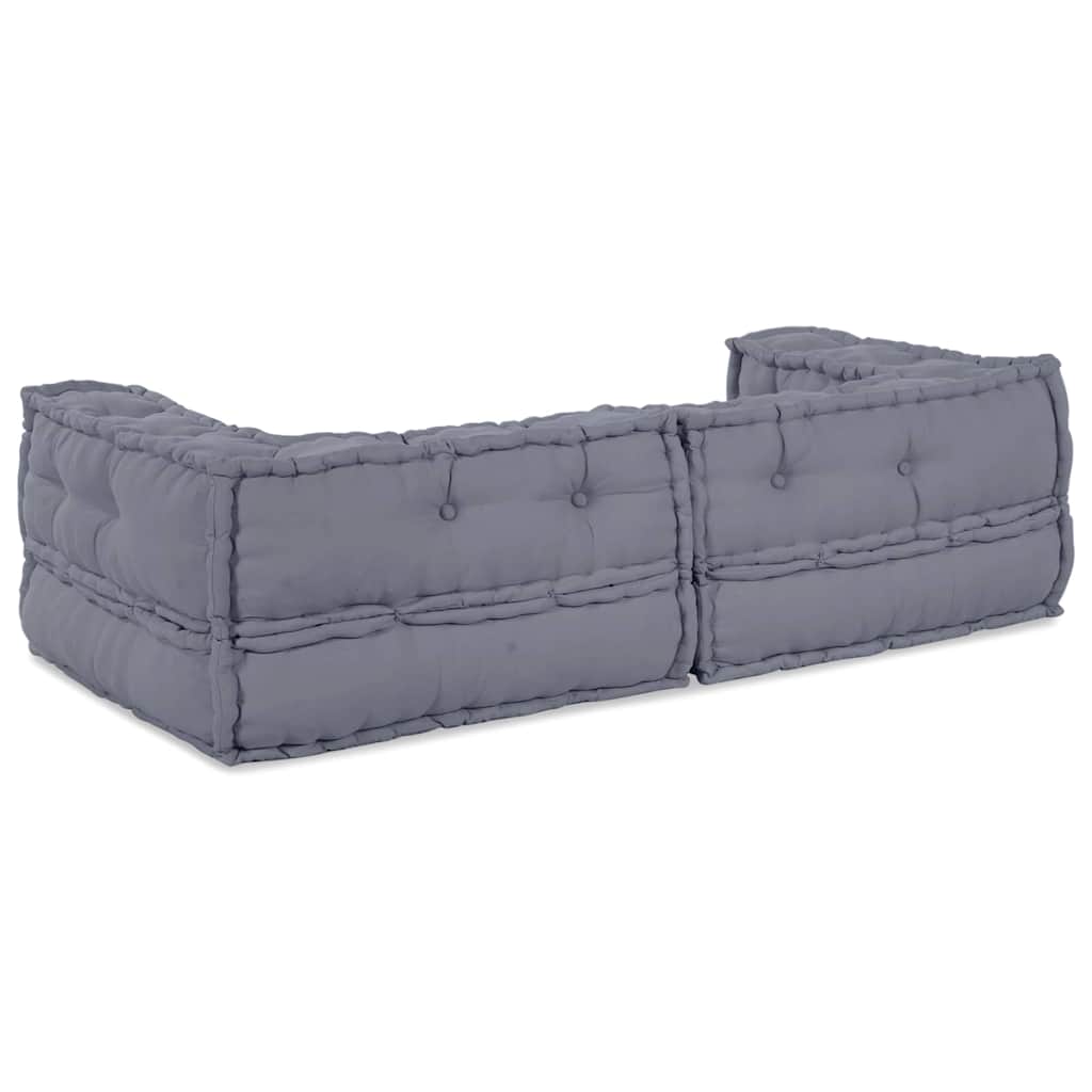 Modulinė sofa 3 pcs Pilka 140 x 70 x 36 cm Audinys