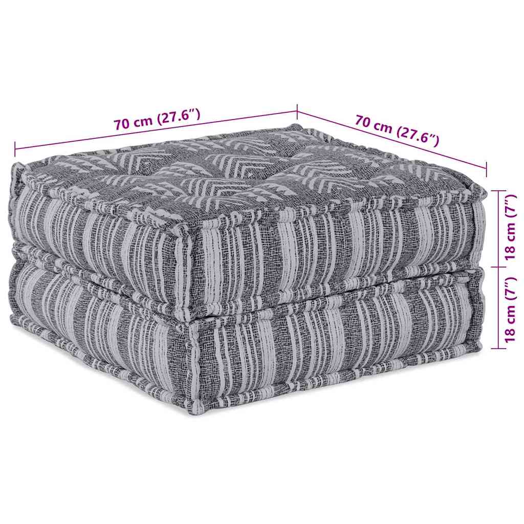 Moduļu dīvāns Pelēka apdruka 70 x 70 x 36 cm Audums