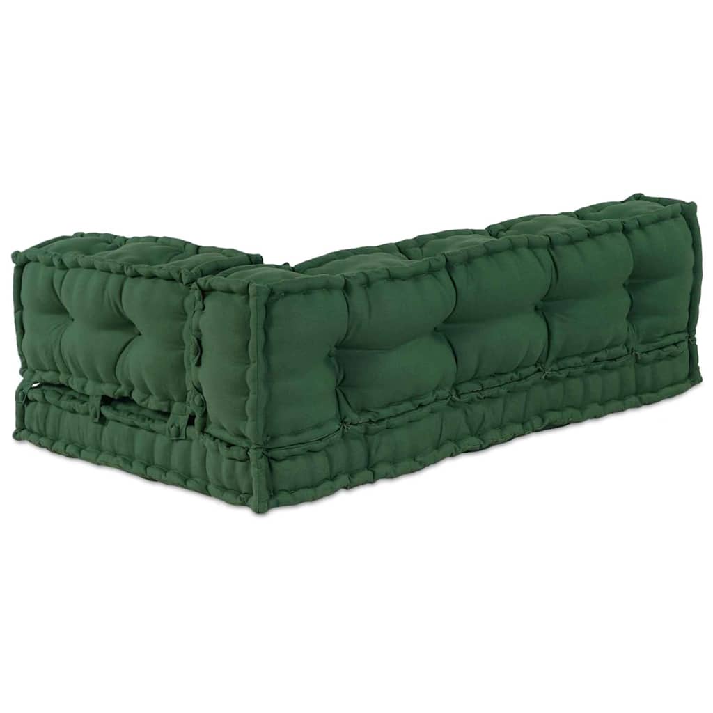 Modern Sofa Cushion 3 pcs Green 120 x 80 x 38 cm