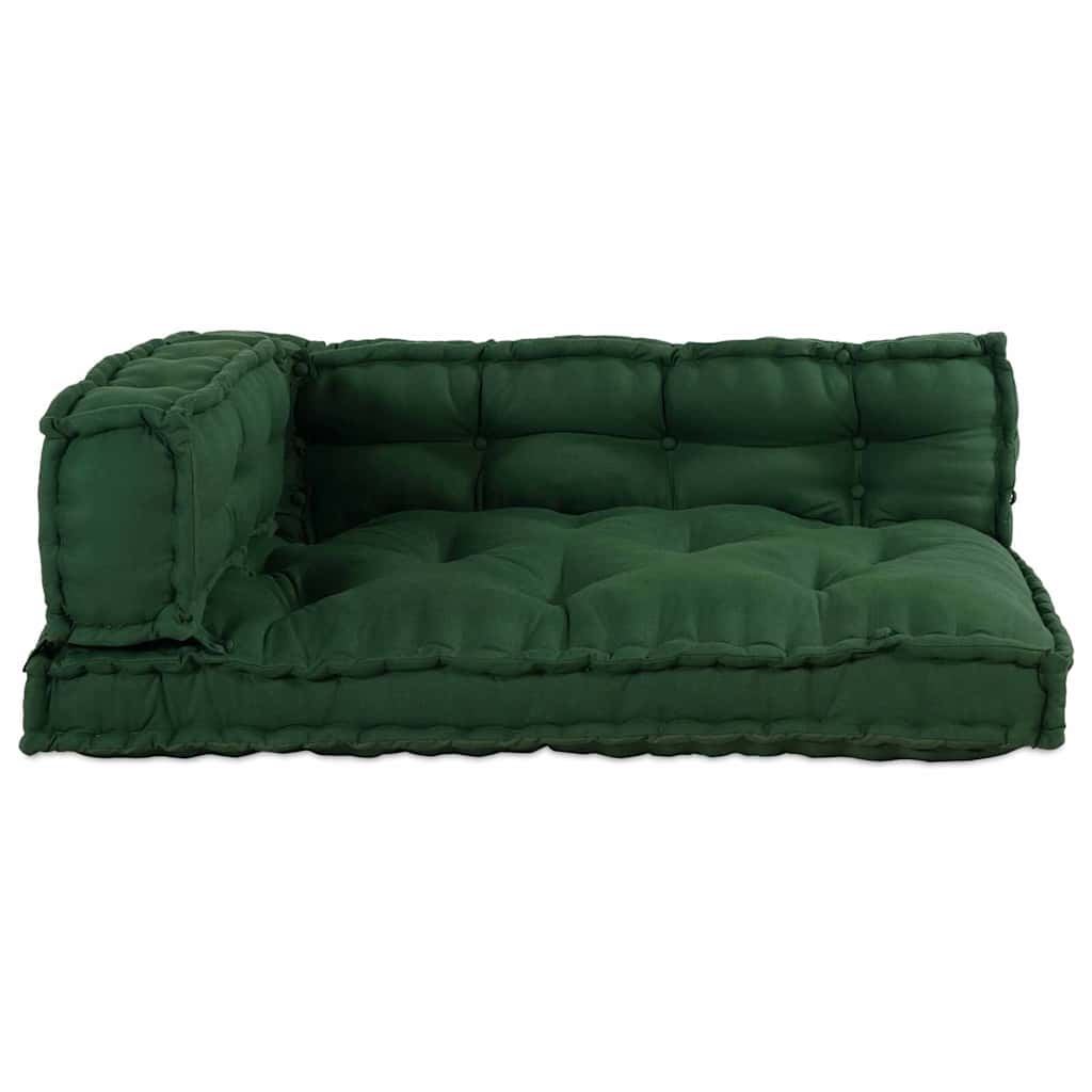 Modern Sofa Cushion 3 pcs Green 120 x 80 x 38 cm