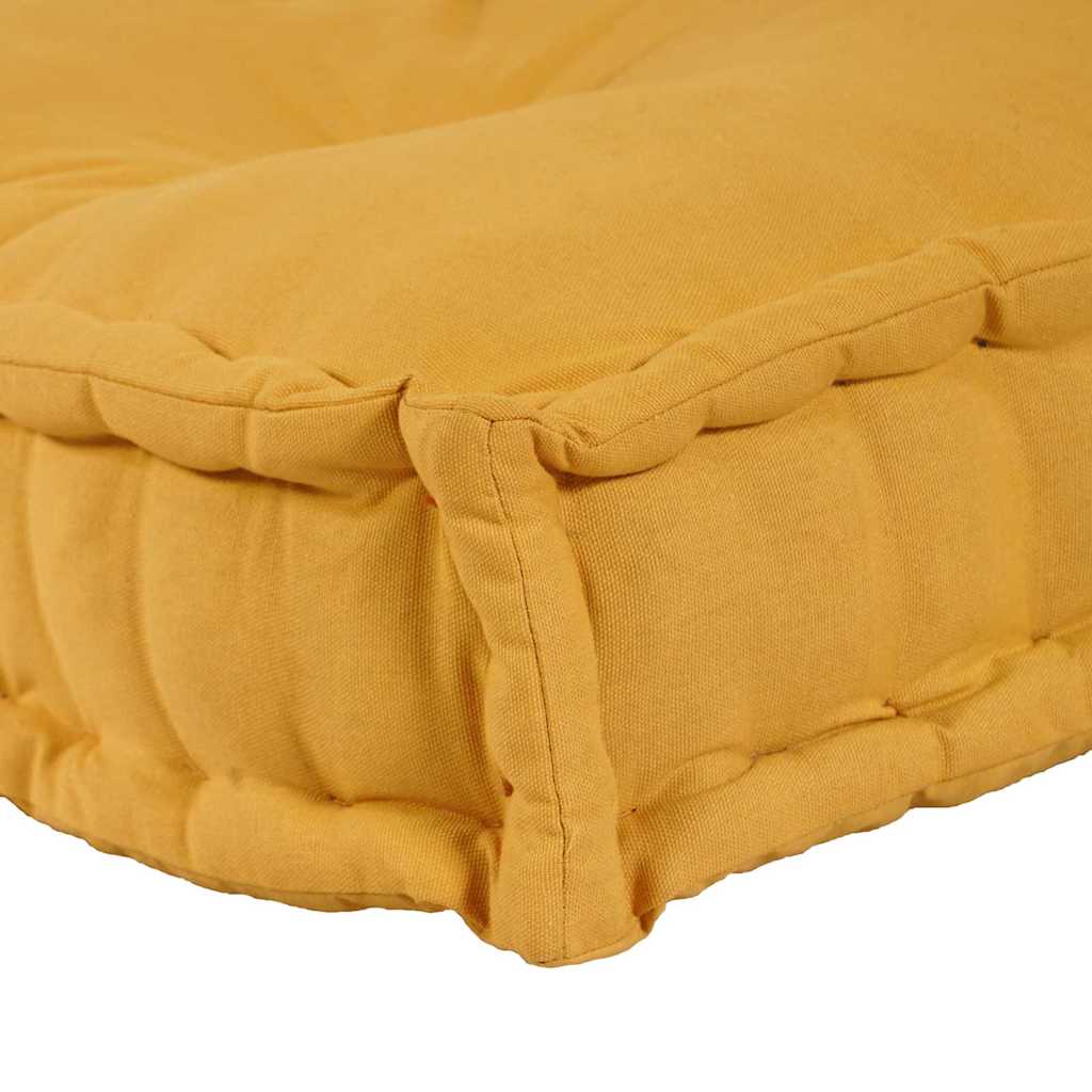 Šiuolaikinis sofos pagalvėlė 2 pcs Geltona 120 x 80 x 38 cm