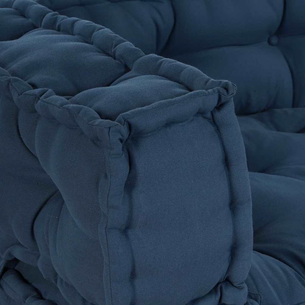 Šiuolaikinis sofos pagalvėlė 3 pcs Indigo 120 x 80 x 38 cm