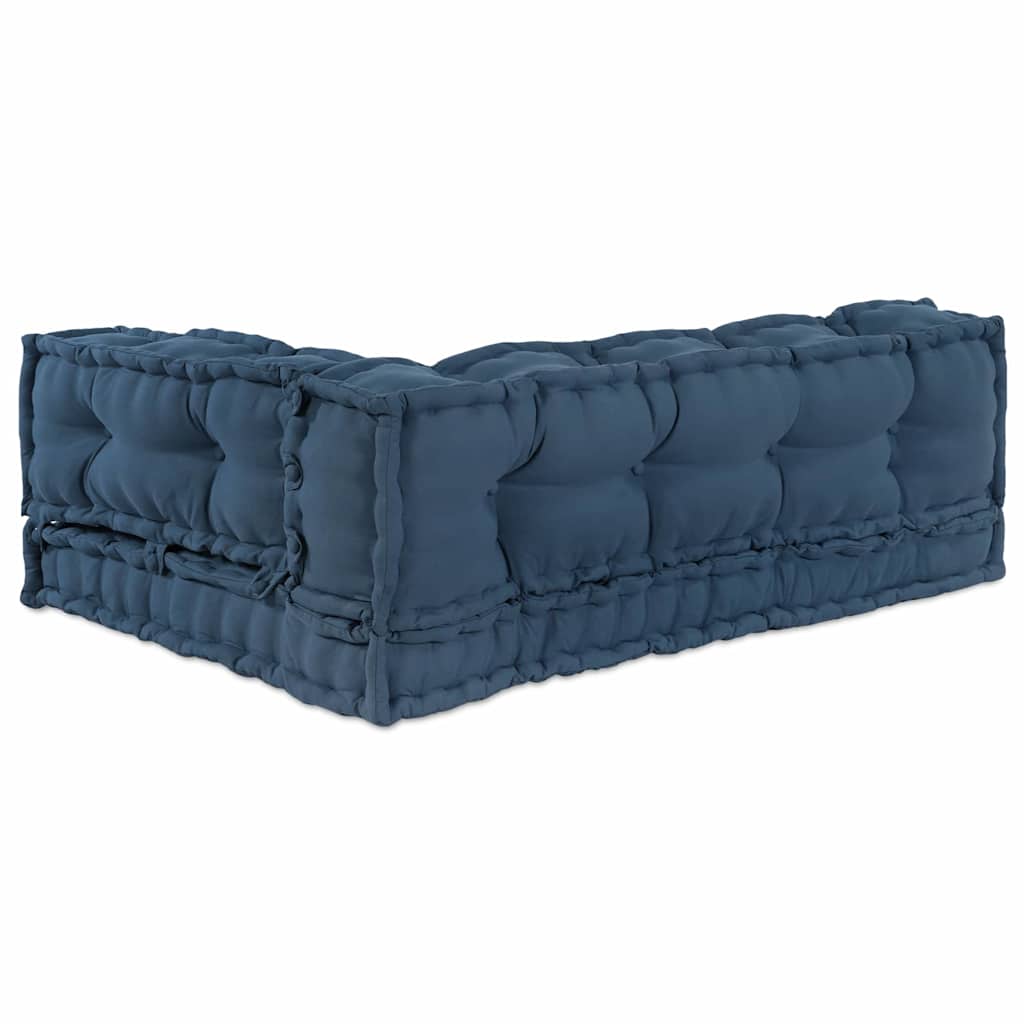 Šiuolaikinis sofos pagalvėlė 3 pcs Indigo 120 x 80 x 38 cm