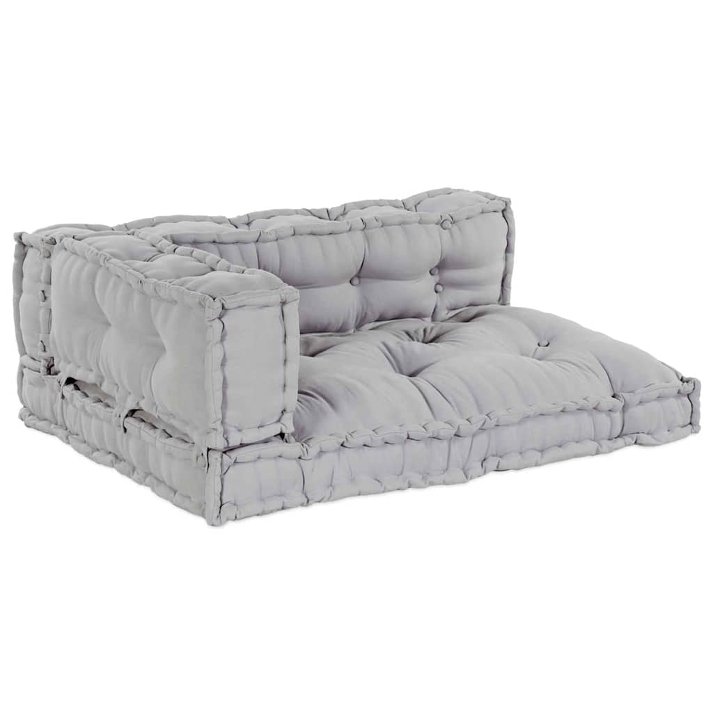 Modern Sofa Cushion Grey Fabric