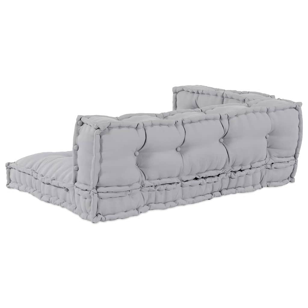 Modern Sofa Cushion Grey Fabric