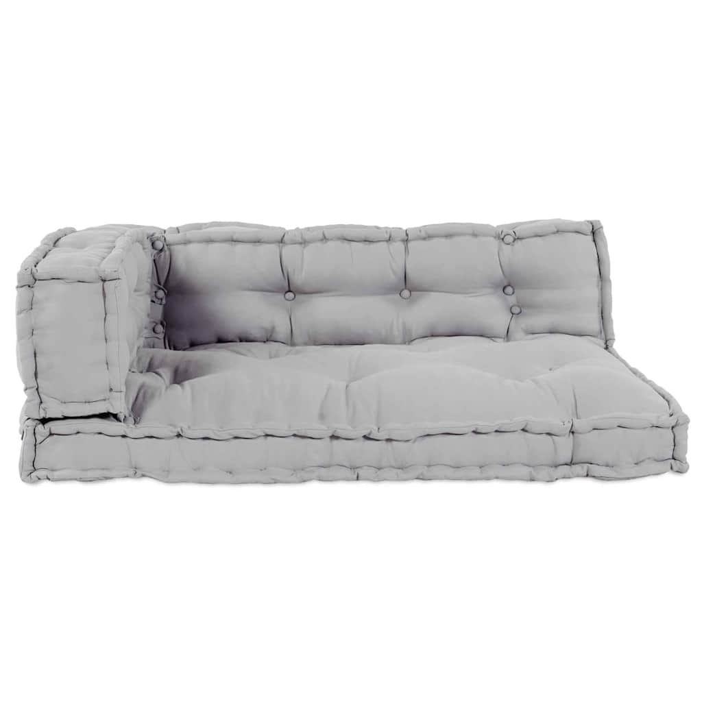Modern Sofa Cushion Grey Fabric
