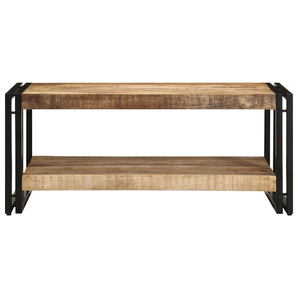 Kavos staliukas 90x50x38 cm Masyvus Rough Wood Mango