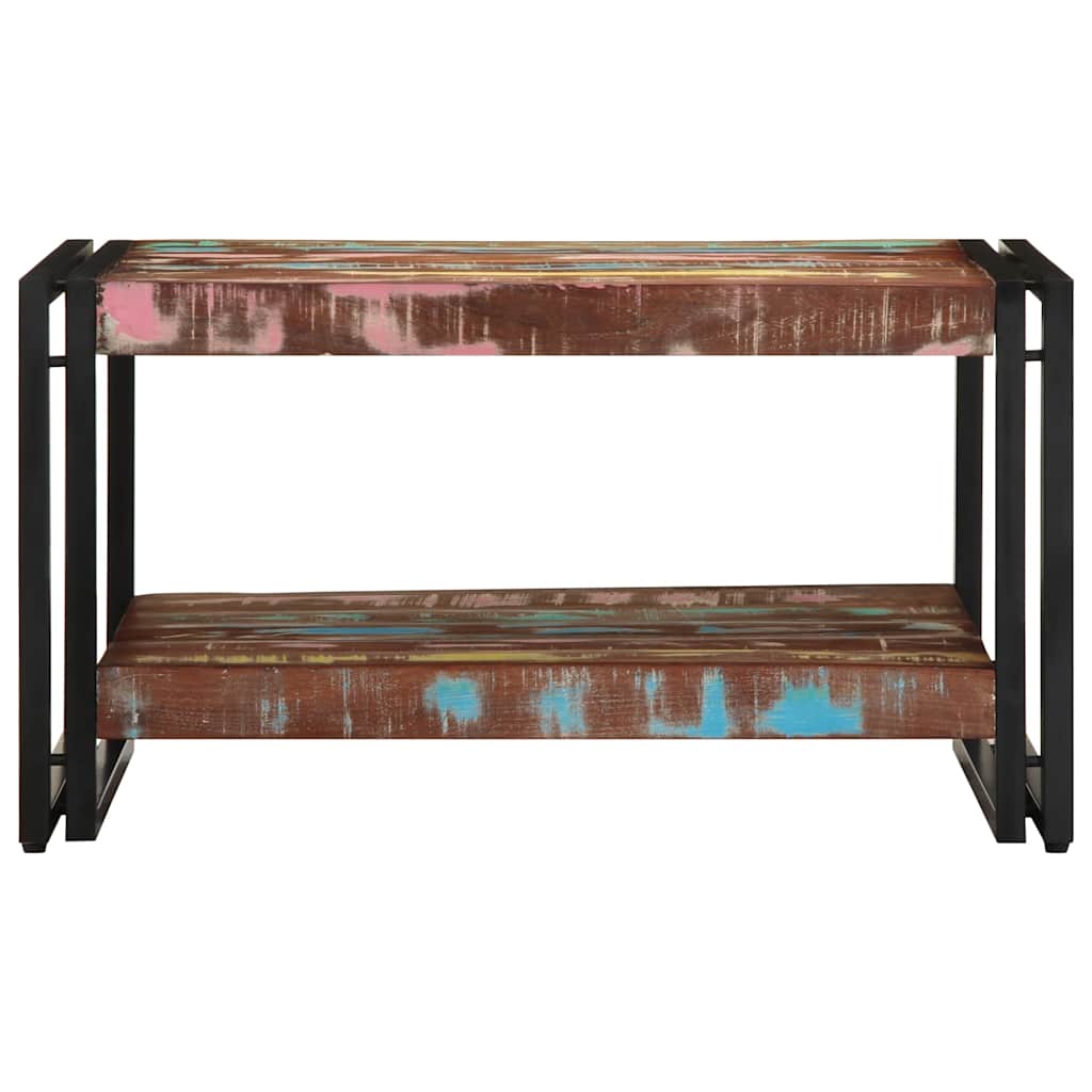 Multicolor coffee table, 70x50x38cm, recycled wood