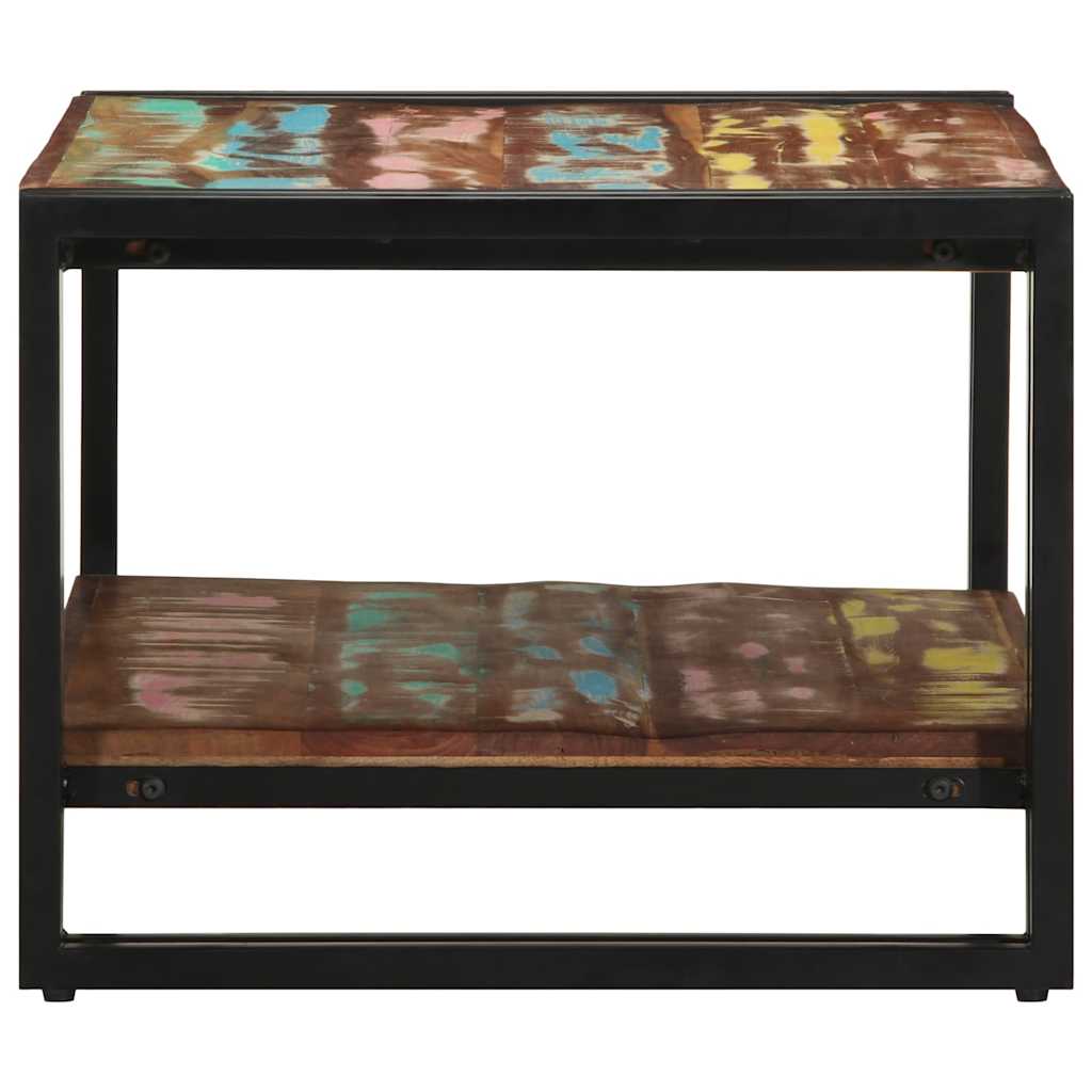 Multicolor coffee table, 70x50x38cm, recycled wood