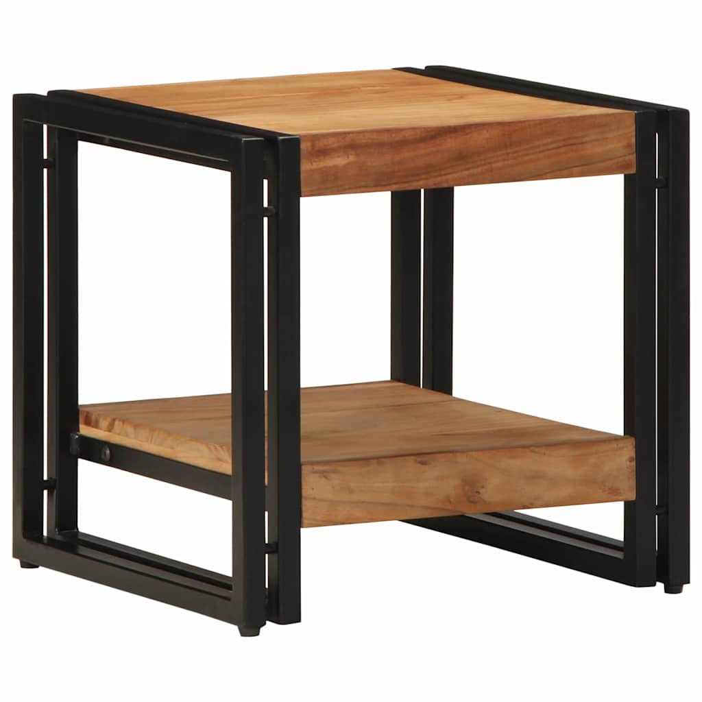 Coffee Table Brown 40 x 40 x 38 cm Solid Acacia Wood