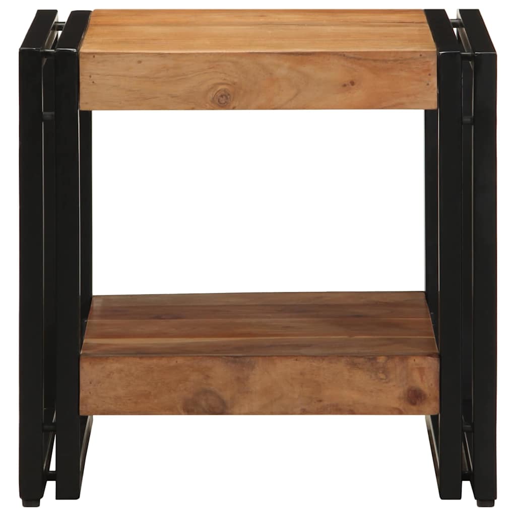 Coffee Table Brown 40 x 40 x 38 cm Solid Acacia Wood