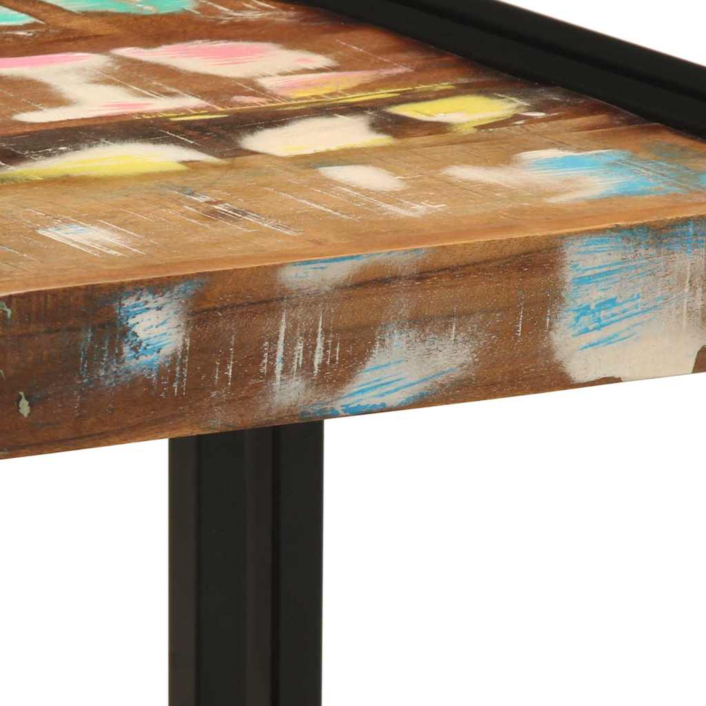 Coffee table 40 x 40 x 38 cm Solid reclaimed wood