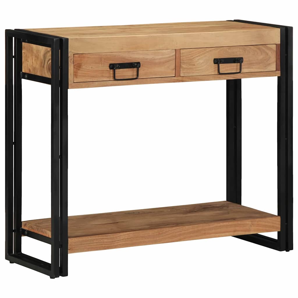 Konsolinis stalas Ruda 90 x 33 x 75 cm Kietos akacijos mediena