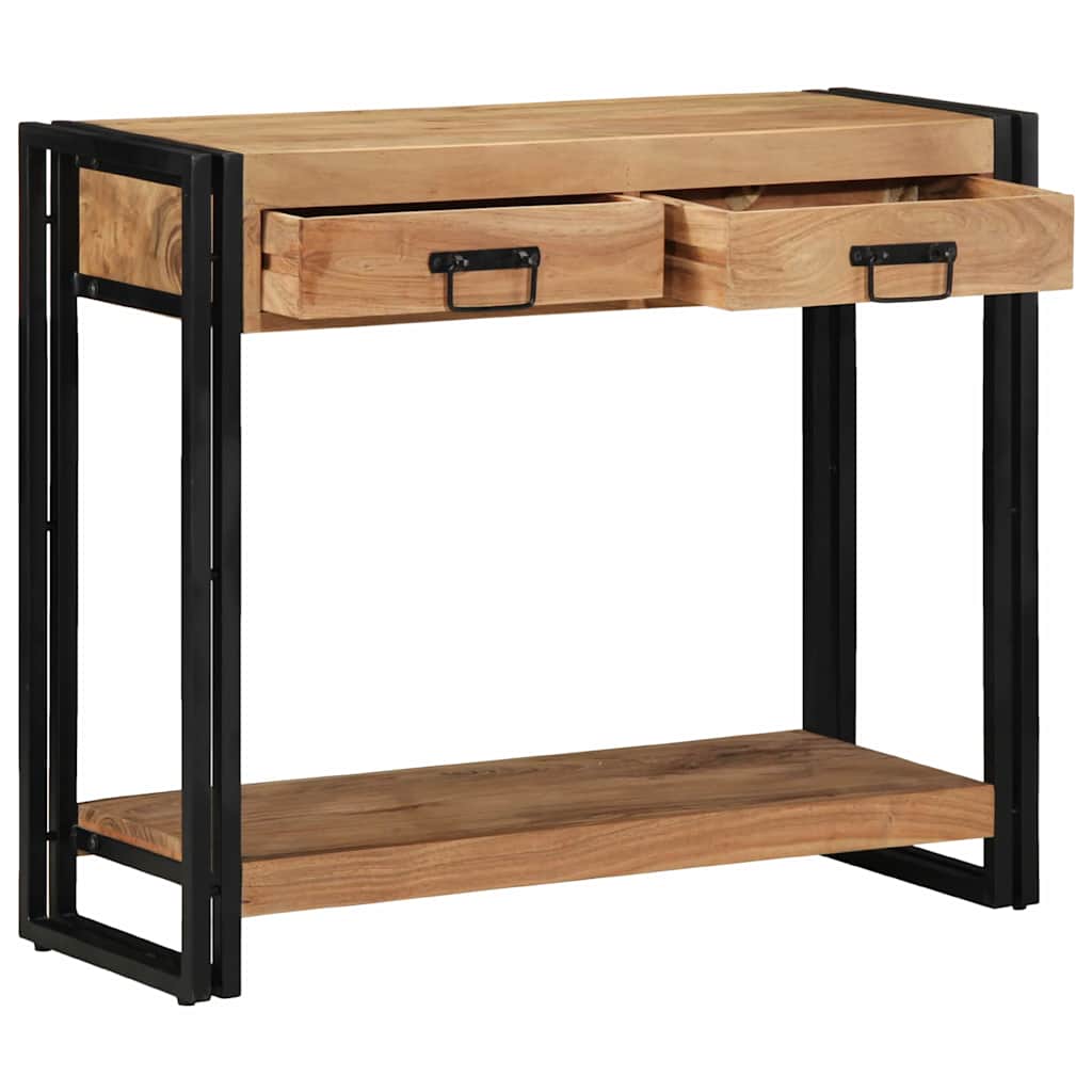 Konsolinis stalas Ruda 90 x 33 x 75 cm Kietos akacijos mediena