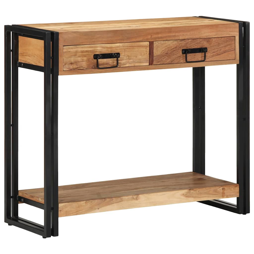 Konsolinis stalas Ruda 90 x 33 x 75 cm Kietos akacijos mediena