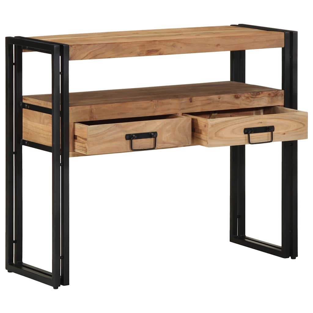 Konsolinis stalas Ruda 90 x 33 x 75 cm Kietos akacijos mediena
