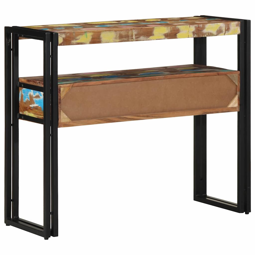 Konsolinis stalas 90 x 33 x 75 cm Kietas atkurtas medis