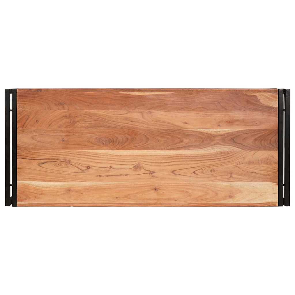 Bathroom Shelf Brown 120 x 50 x 23 cm Solid Acacia Wood