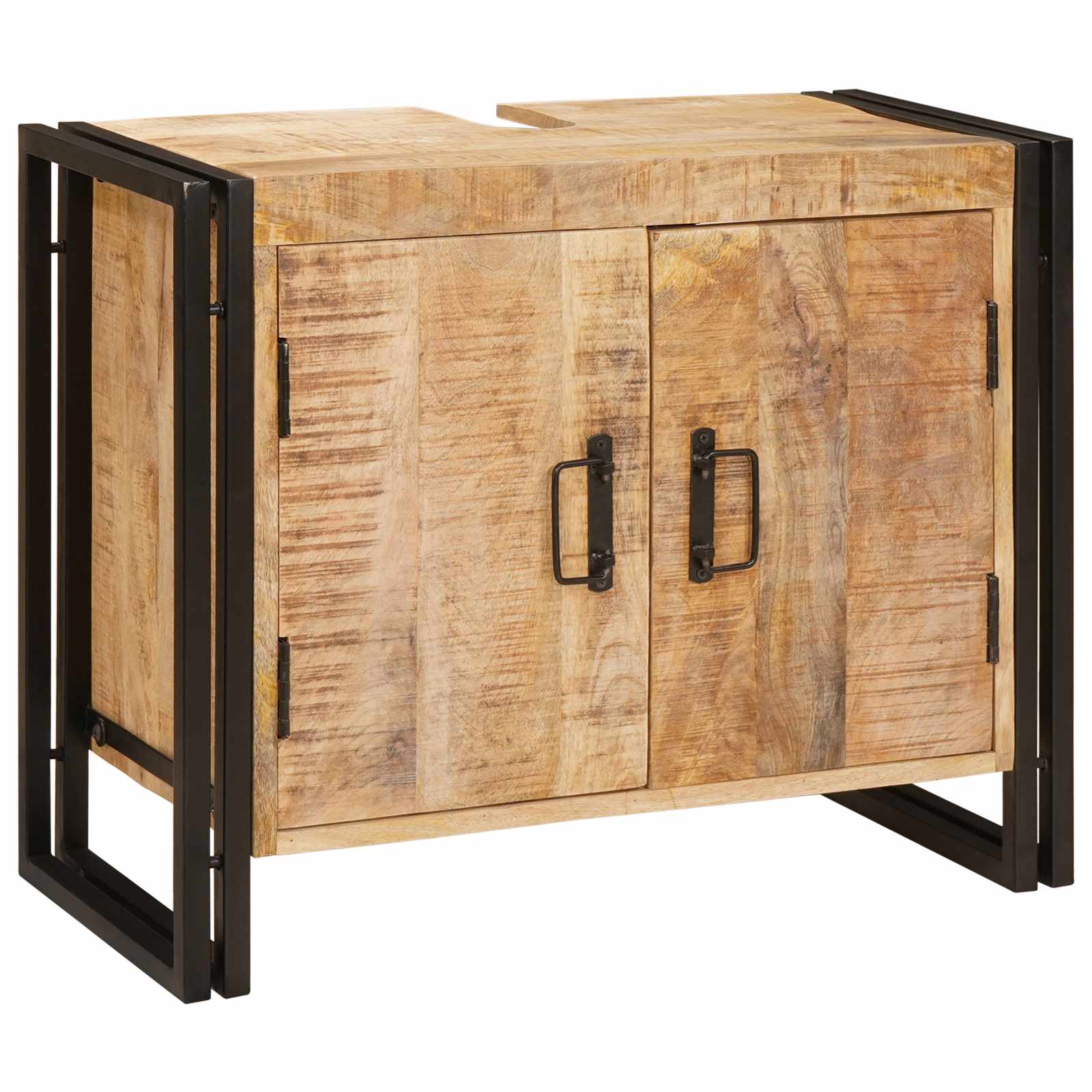 Praustuvo spintelė Ruda 71 x 33 x 58 cm Kietas mango medis