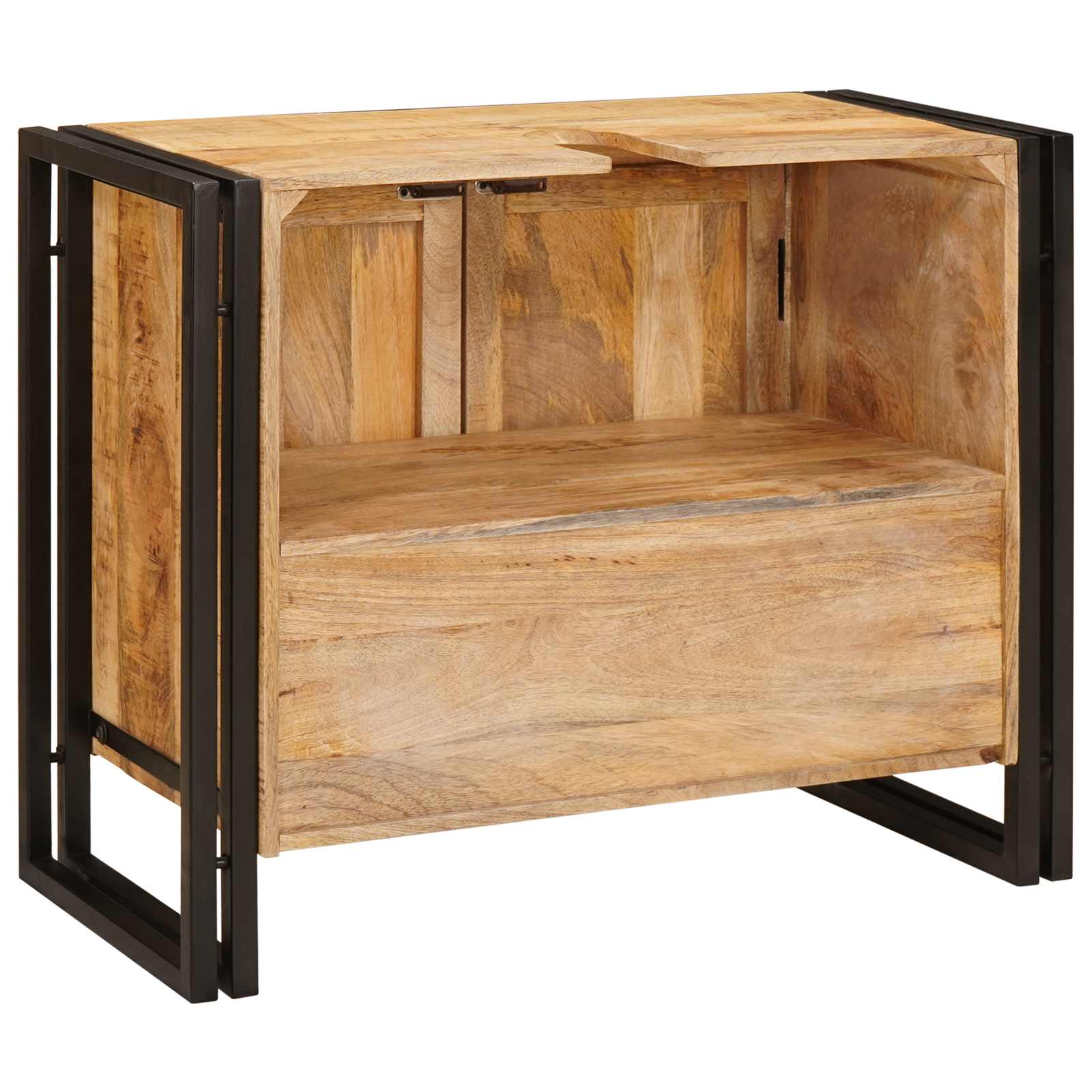 Praustuvo spintelė Ruda 71 x 33 x 58 cm Kietas mango medis