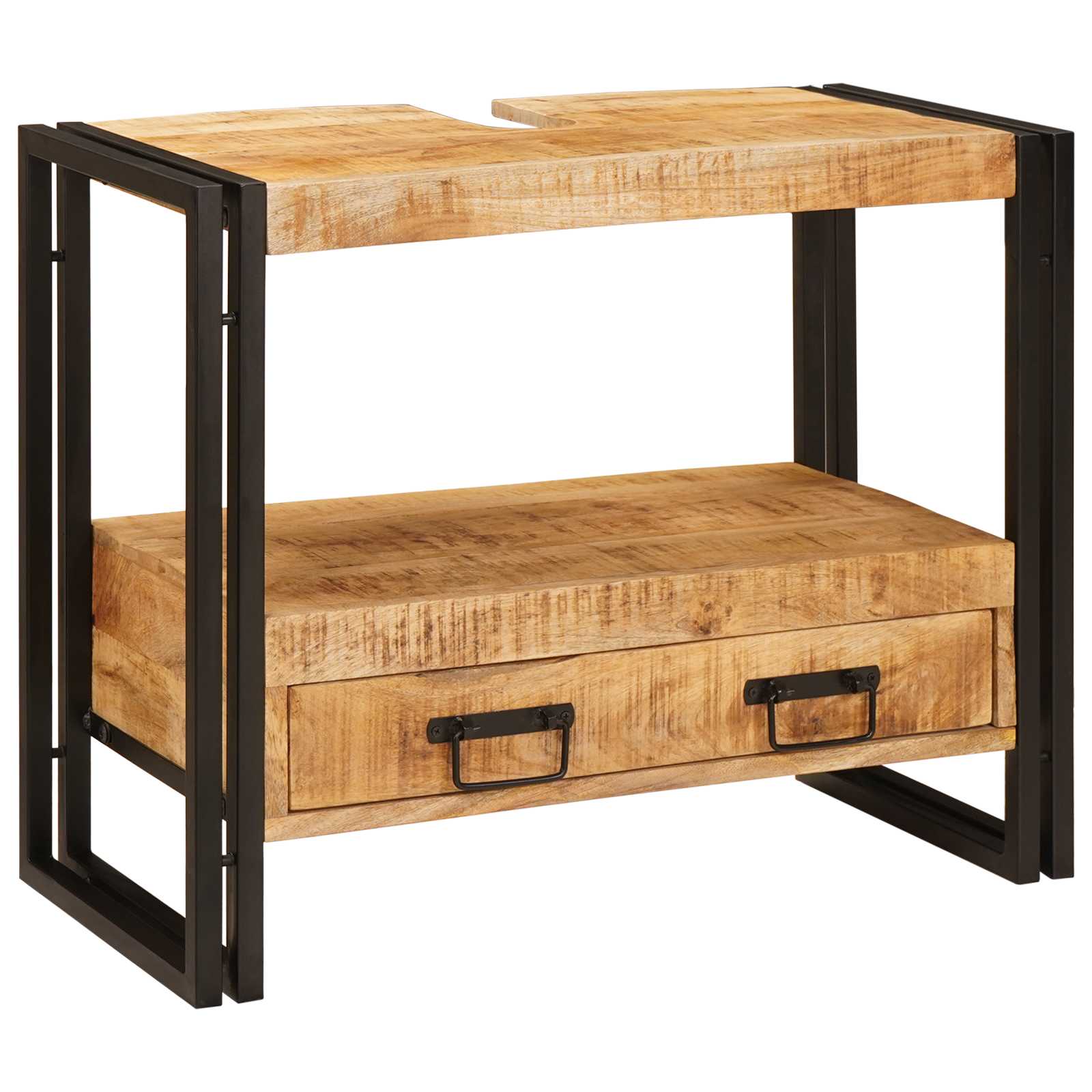 Veidrodžių kabinetas Ruda 71 x 33 x 58 cm Kietas mango medis