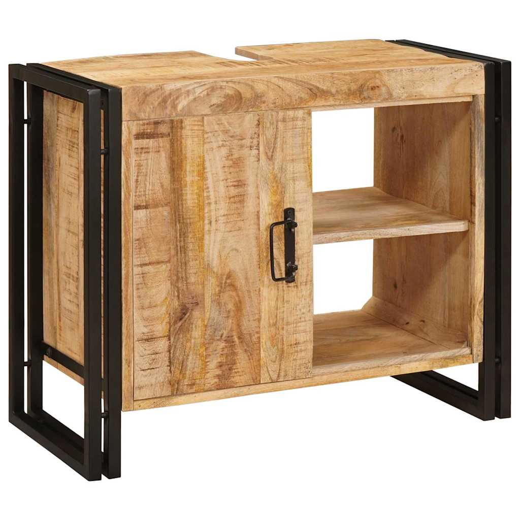 Praustuvo spintelė Ruda 71 x 33 x 58 cm Kietas mango medis