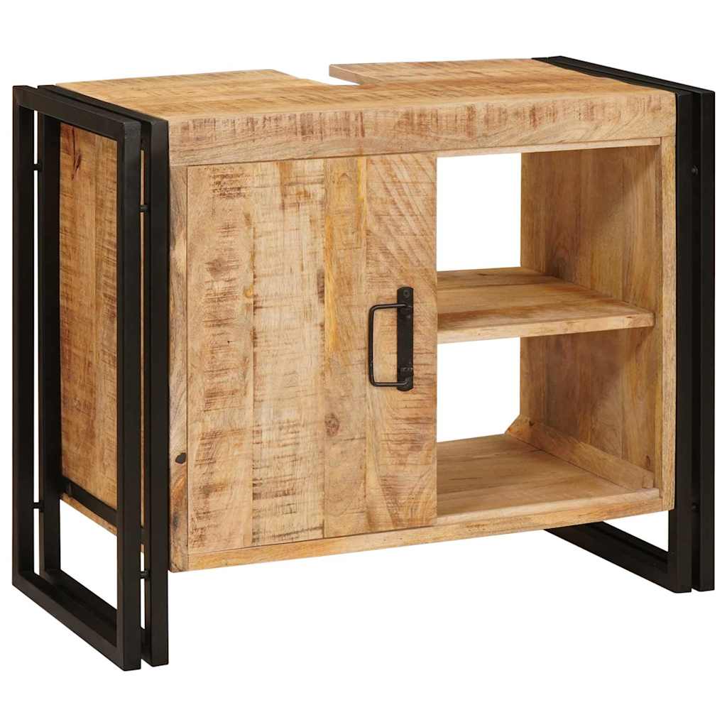 Praustuvo spintelė Ruda 71 x 33 x 58 cm Kietas mango medis