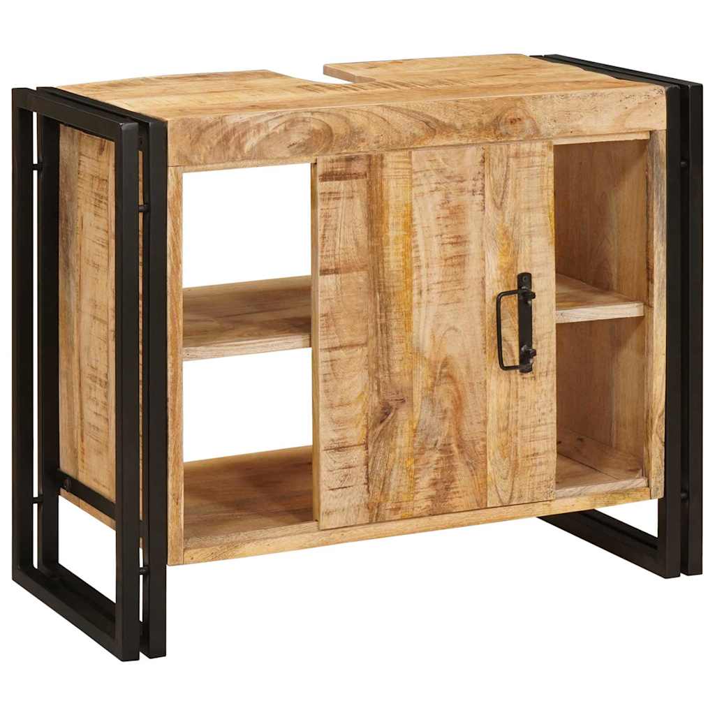 Praustuvo spintelė Ruda 71 x 33 x 58 cm Kietas mango medis