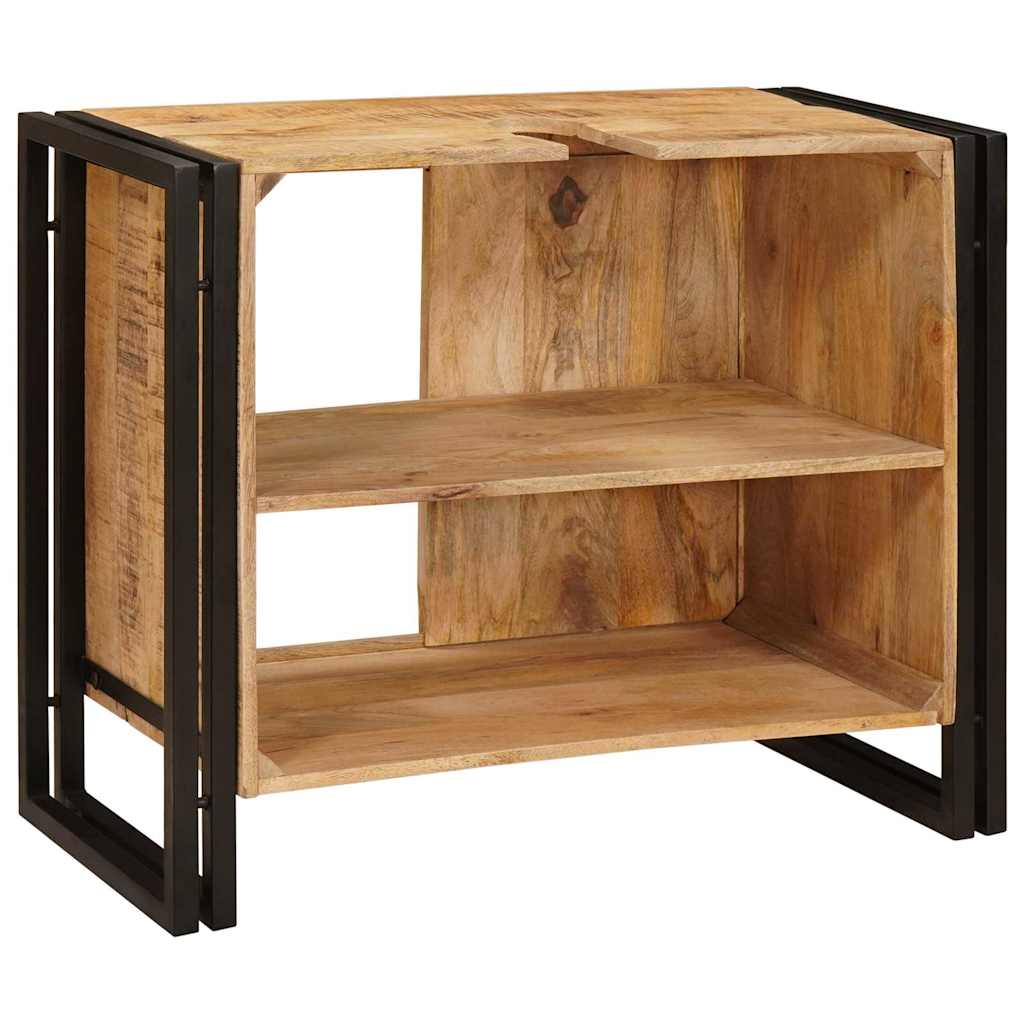 Praustuvo spintelė Ruda 71 x 33 x 58 cm Kietas mango medis