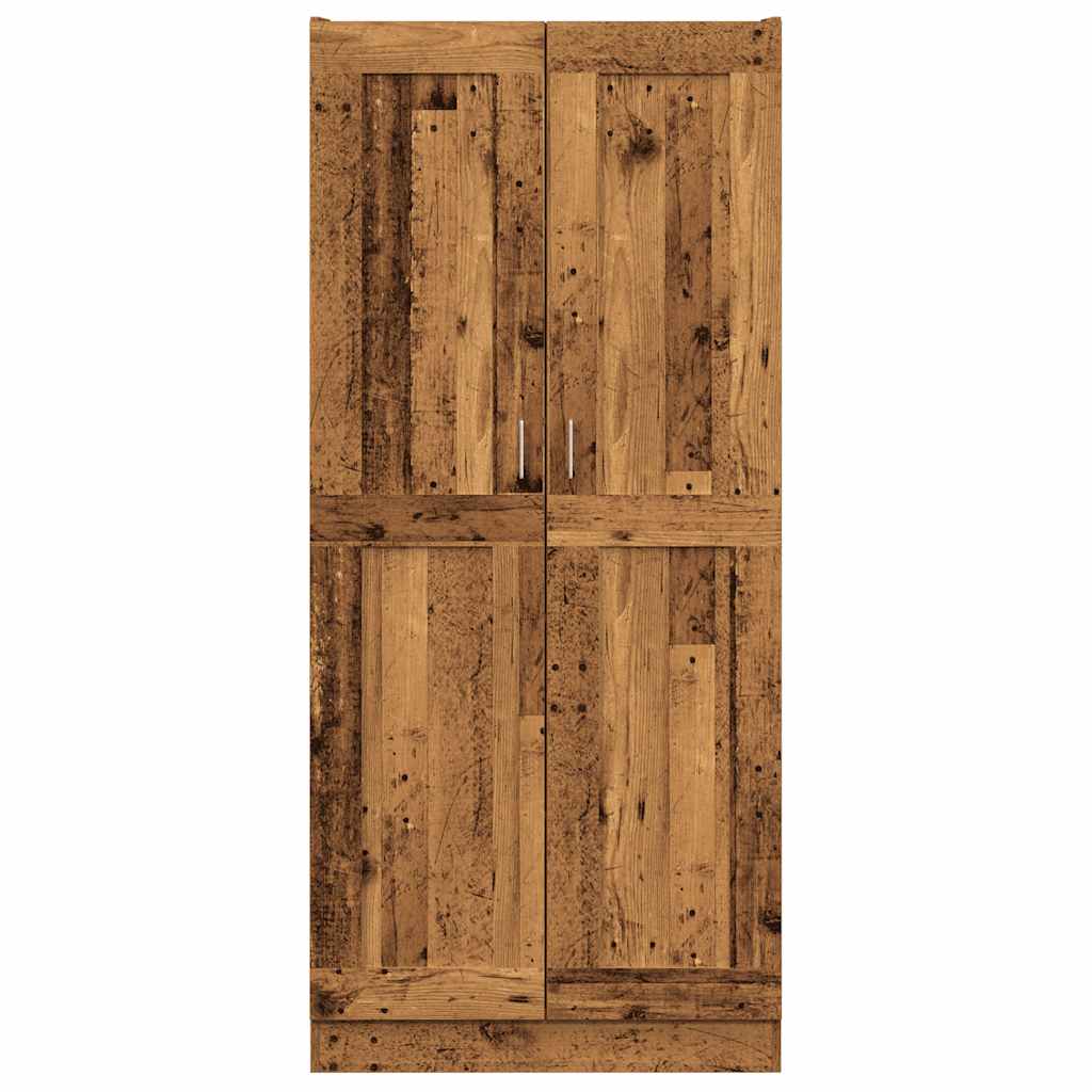 Highboard Old Wood 82,5x30,5x185 cm Engineered Wood