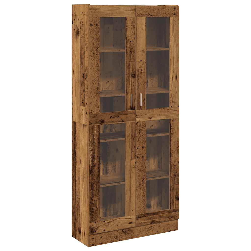 Highboard Old Wood 82,5x30,5x185 cm Engineered Wood