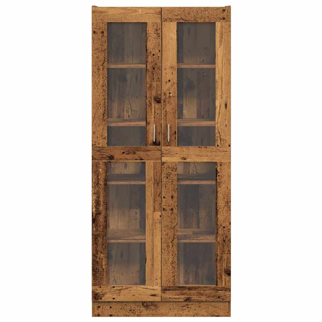Highboard Old Wood 82,5x30,5x185 cm Engineered Wood