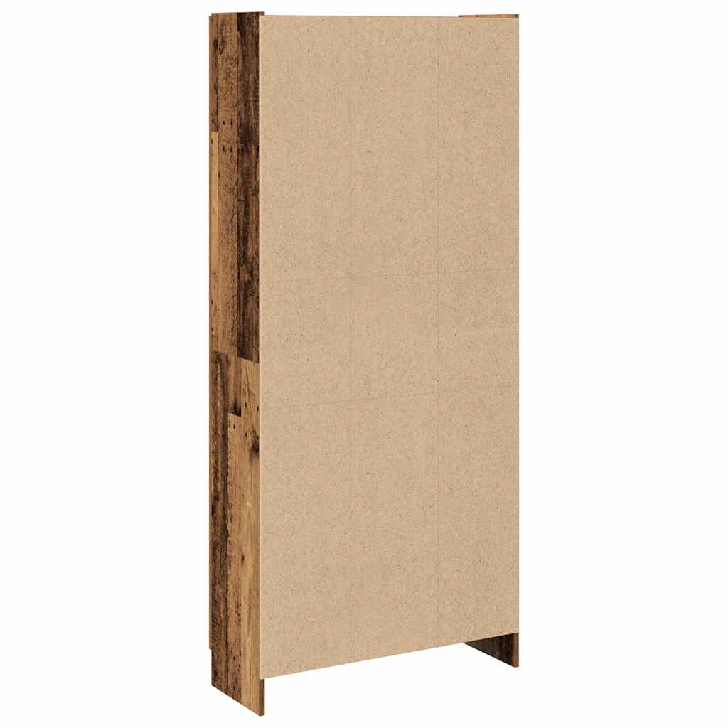 Highboard Old Wood 82,5x30,5x185 cm Engineered Wood