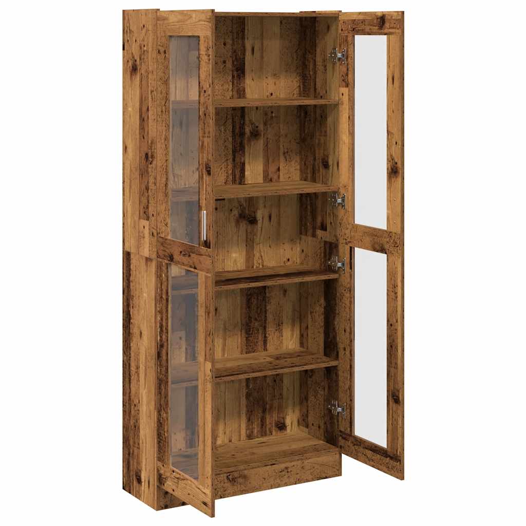 Highboard Old Wood 82,5x30,5x185 cm Engineered Wood