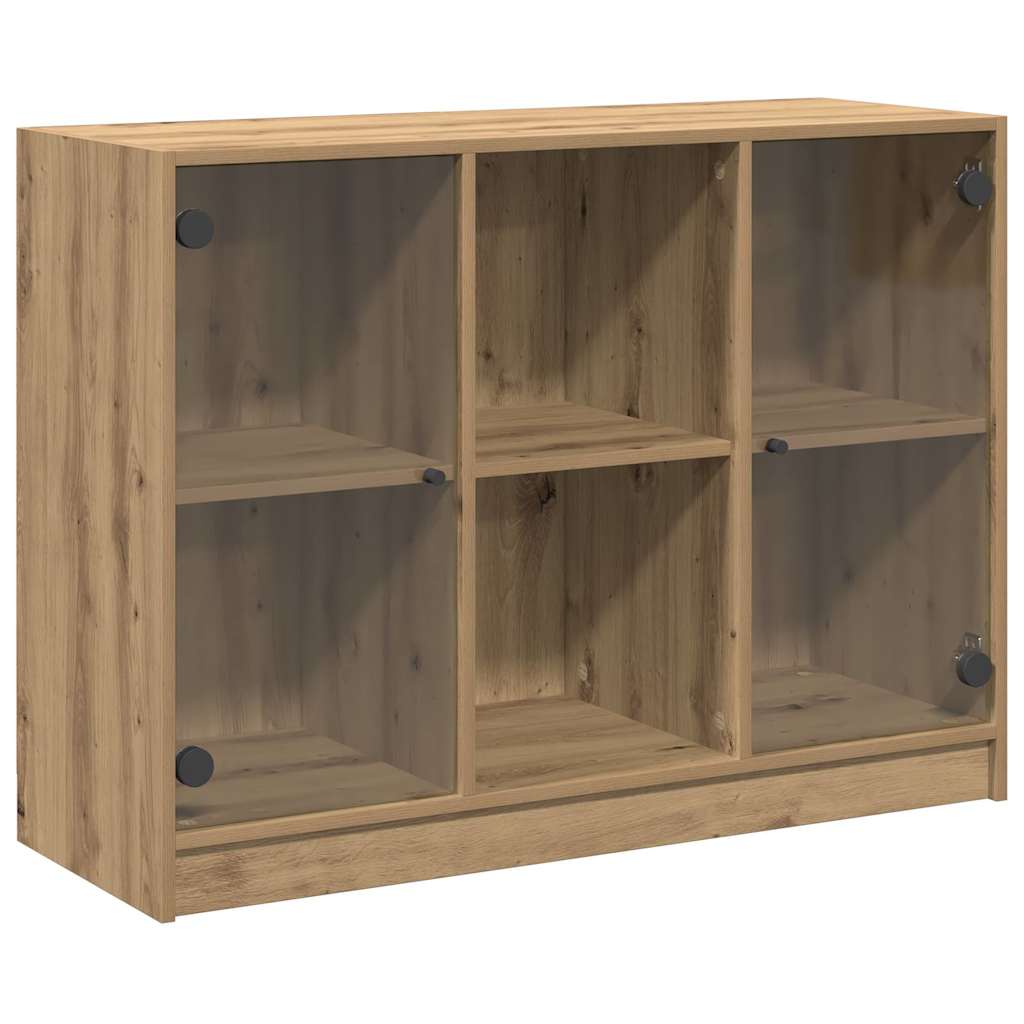 Šoninė spintelė, artisano ąžuolo, 102x37x75,5cm, mediena