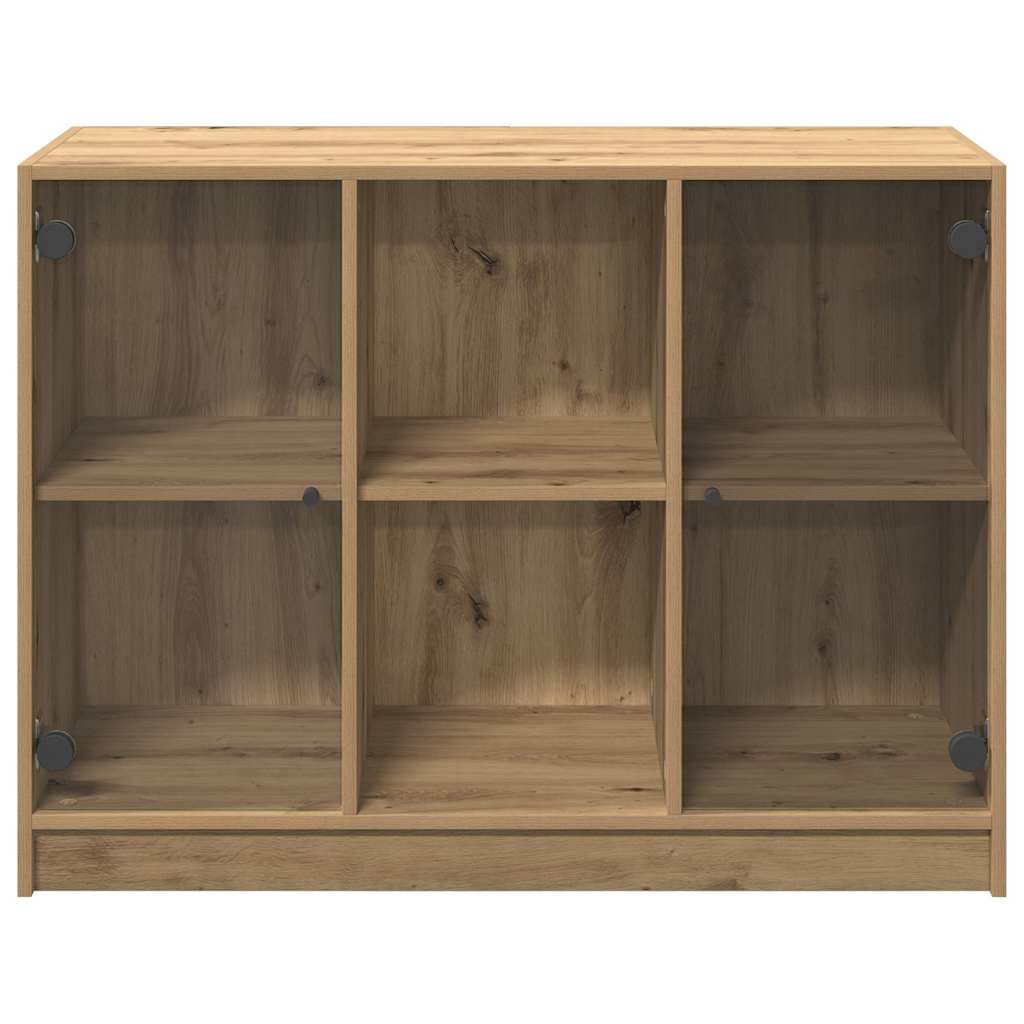 Šoninė spintelė, artisano ąžuolo, 102x37x75,5cm, mediena